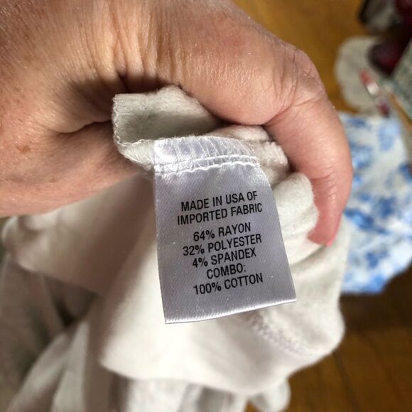 J Crew Scoop Neck Heather Nautical Striped Combo Pullover Sweatshirt - M - Picture 10 of 11